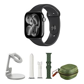 Apple Watch Series 11 Jet Black 42mm S/M with 2 Bands