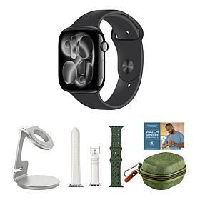 Apple Watch Series 11 Jet Black 46mm M/L with 2 Bands