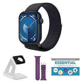 Apple Watch Series 9 GPS 45mm Sport Loop Bundle