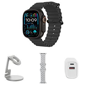 Apple Watch Ultra 2 Satin Black Titanium Sports Watch - Refurbished