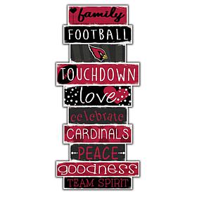 Arizona Cardinals Celebrations Stack 24" Sign 