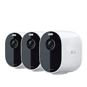 Arlo Essential Indoor/Outdoor Spotlight Camera 3-pack