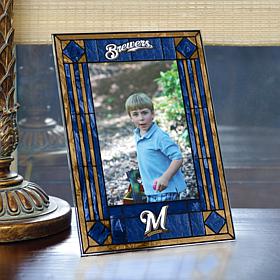 Art Glass Team Photo Frame - Milwaukee Brewers - MLB