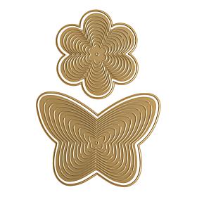 "As Is" Anna Griffin® Kirigami Flower and Butterfly Dies - Set of 4