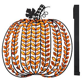 "As Is" August & Leo 15" Acrylic Jeweled Pumpkin with Hook