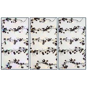 "As Is" august & leo Crystal Beaded String Lights Set of 3