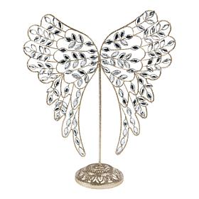 "As Is" august & leo Jeweled Angel Wing Stand 