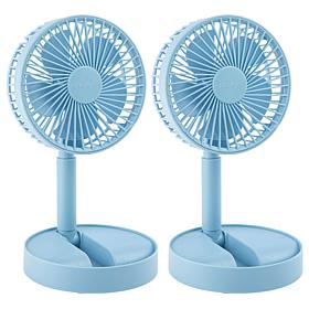"As Is" Bell + Howell Foldaway Collapsible Fan - 2-pack