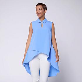 "As Is" C Wonder Hi-Low Hem Tank Blouse