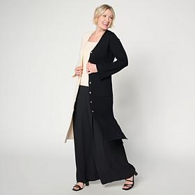 "As Is" C Wonder Long-Sleeve Cardigan Duster
