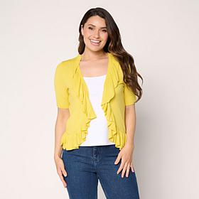 "As Is" C Wonder Ruffle Cardigan