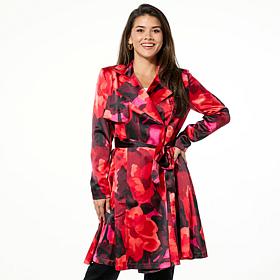 "As Is" C Wonder Satin Trench