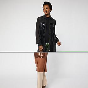 "As Is" C Wonder Sequin Mix Tunic