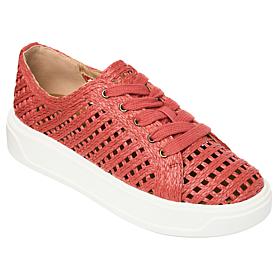 "As Is" Charles by Charles David Reason Raffia Platform Sneaker