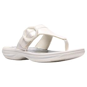 "As Is" Clarks Cloudsteppers® Breeze Cove Toe Post Sandal