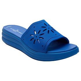 "As Is" Clarks Cloudsteppers Drift Floral Slide Sandal