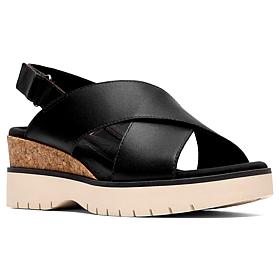 "As Is" Clarks Collection Diaz Crisscross Slingback Sandal