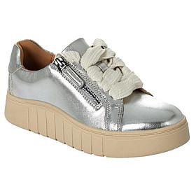 "As Is" Clarks Collection Mykah Joy Leather Casual Sneaker