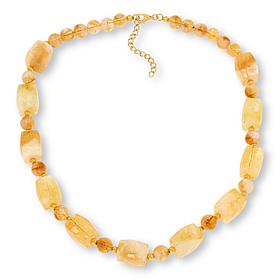 "As Is" Colleen Lopez Gemstone Beaded 20" Necklace