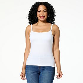"As Is" Colleen Lopez Knit Camisole with Built-In Shelf Bra