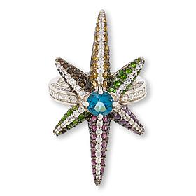 "As Is" Colleen Lopez North Star Multigem Ring