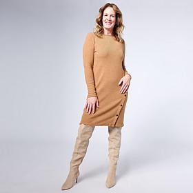 "As Is" Colleen Lopez Sweater Knit Drama Top