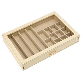 "As Is" Colleen's Prestige™ Single Drawer Jewelry Box with 16 Compa...