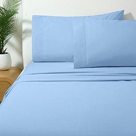 "As Is" Concierge Collection 4-piece Cotton Coastal Sheet Set 