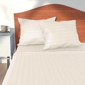 "As Is" Concierge Collection Egyptian Dobby Twin XL Sheet Set
