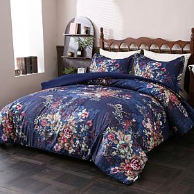 "As Is" Concierge Collection Floral Comforter Set 