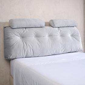"As Is" Concierge Collection King/CalKing Headboard Pillow and 2 Ne...