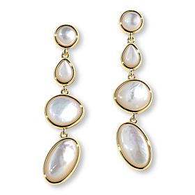"As Is" Connie Craig Carroll Jewelry Laurel Shell Drop Earrings
