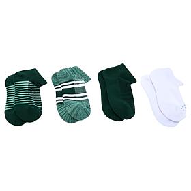 "As Is" Copper Life 4-pack SnugStay Ankle Socks