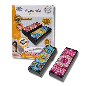 "As Is" Craft Buddy Crystal Art Eyeglass Case Kit - Set of 2