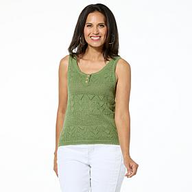 "As Is" Democracy Crochet Tank Top