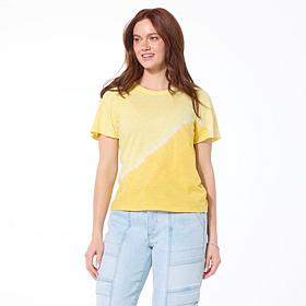 "As Is" Democracy Tie Dye Knit Short Sleeve Tee