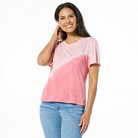 "As Is" Democracy Tie Dye Knit Short Sleeve Tee