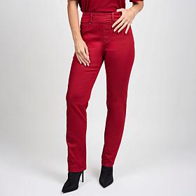 "As Is" DG2 by Diane Gilman Coolmax® Shaper Stretch Denim Straight ...