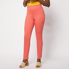 "As Is" DG2 by Diane Gilman Legacy Stretch Denim Pull-On Pencil Jean