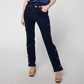 "As Is" DG2 by Diane Gilman Legacy Stretch Side Seam Button Baby Bo...