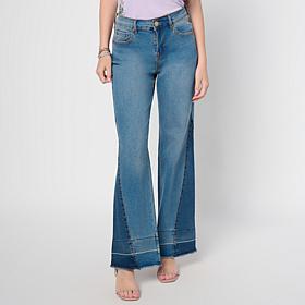"As Is" DG2 by Diane Gilman New Classic Stretch Contrast Panel Wide...