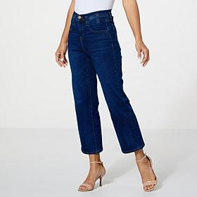 "As Is" DG2 by Diane Gilman New Classic Stretch Cropped Trouser Jean