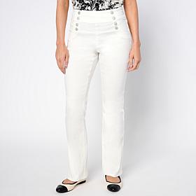 "As Is" DG2 by Diane Gilman New Classic Stretch Denim Bootcut Sailo...