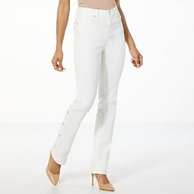 "As Is" DG2 by Diane Gilman New Classic Stretch Denim Mini Bootcut ...