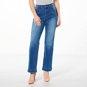 "As Is" DG2 by Diane Gilman New Classic Stretch Denim Trouser Jean
