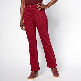 "As Is" DG2 by Diane Gilman New Classic Stretch Pintuck Bootcut Jean