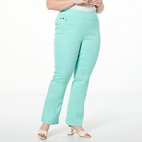 "As Is" DG2 by Diane Gilman Virtual Denim Comfort Waist Bootcut Jean