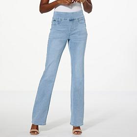 "As Is" DG2 by Diane Gilman Virtual Stretch Denim Comfort Waist Boo...