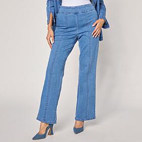 "As Is" DG2 by Diane Gilman Virtual Stretch Denim Comfort Waist Boo...