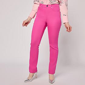 "As Is" DG2 by Diane Gilman Virtual Stretch Denim Straight-Leg Jean